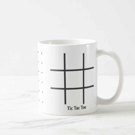 Punktspiel tic tac-Zehe Kaffeetasse (Rechts)