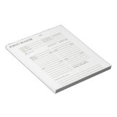 Punktspur Notepad Notizblock (angewinkelt)