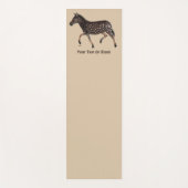 Punktstreifen-Zebra Yogamatte (Vorderseite)