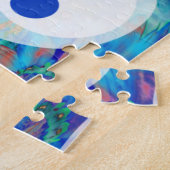 Punktuelle Weihnachts-Spaß-Abstraktkunst Puzzle (Seite)