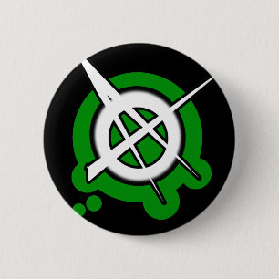 PunkTypmädchen ANARCHIE-PUNKfelsen-Musik Button