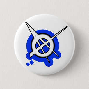 PunkTypmädchen ANARCHIE-PUNKfelsen-Musik Button