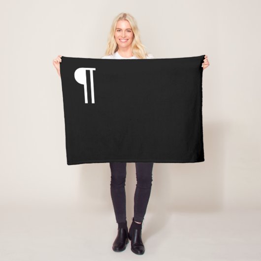 Punktzeichen Fleecedecke (Beispiel)