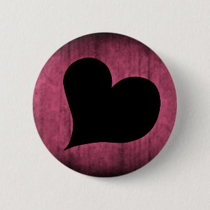 PunkValentinsgrußherz Button