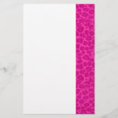 Punky-Pink-Leopard-Druck Briefpapier (Vorderseite)