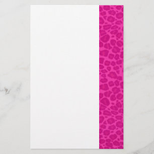 Punky-Pink-Leopard-Druck Briefpapier