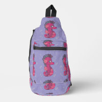 Punky Seahorse | Süßes rosa Seepferdchen
