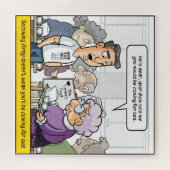 Punny 40. Geburtstag Jigsaw Puzzle (Horizontal)