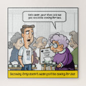 Punny 40. Geburtstag Jigsaw Puzzle (Vertikal)