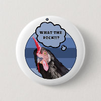 Punny Chicken Face | Was zum Peck?!