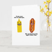 Punny Food Karte (Gelbe Blume)