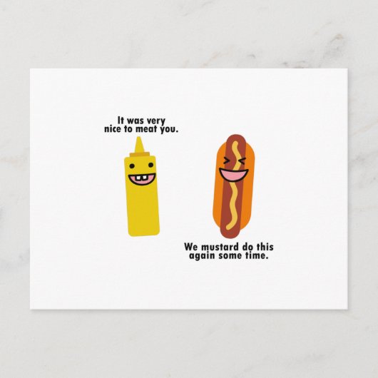 Punny Food Postkarte (Vorderseite)