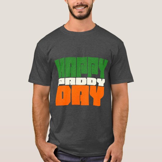 Punny Happy Paddy Day St Patricks Day T - Shirt (Vorderseite)
