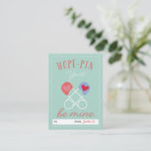 Punny Hope Button Sie werden mein Klassenzimmer Va Begleitkarte (Stehend Vorderseite)