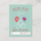 Punny Hope Button Sie werden mein Klassenzimmer Va Begleitkarte (Vorderseite)