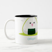 Punny Nigiri Zweifarbige Tasse (Links)