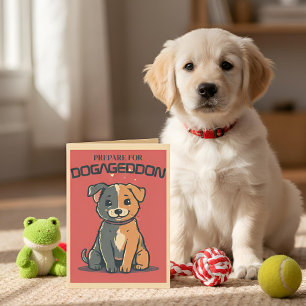 Punny Pet   Vorbereitung auf Dogageddon Neuer Hund Karte