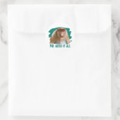 Punny Proboscis Monkey Runder Aufkleber (Tasche)