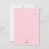 Punny Turtle Valentine's Day Kids Classroom Card Einladung (Rückseite)