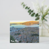 Puno, Perú, Mirador de Puma / Lago TIticaca View Postkarte (Stehend Vorderseite)