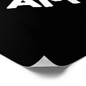 Puns Amoose Me Funny Moose Pun Dark BG Poster (Ecke)