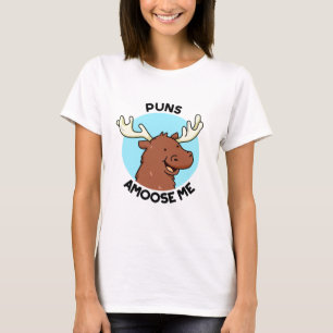 Puns Amoose Me Niedlich Elche Puppe T-Shirt