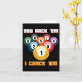 Puns Billiard Player oder Athlete Karte (Gelbe Blume)