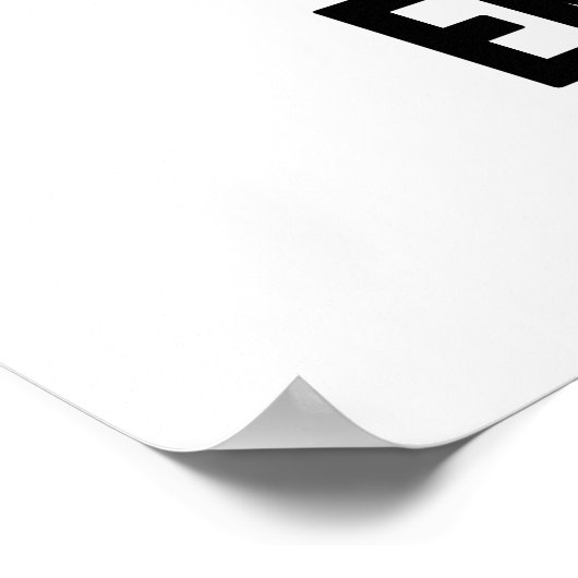 Puns Emuse Me Funny Emu Pun Poster (Ecke)