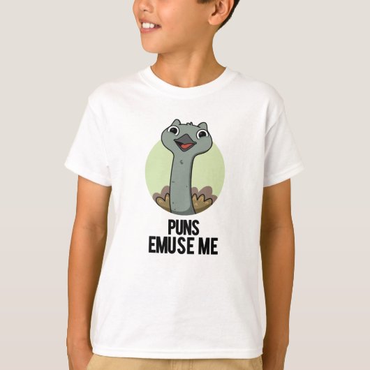 Puns Emuse Me Funny Emu Pun T-Shirt (Vorderseite)