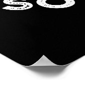 Puns sind Soy Ferny Soy Sauce Pflanze Puff Dark BG Poster (Ecke)