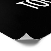 Puns sind zackige lustige Dentalpuppe Dark BG Poster (Ecke)