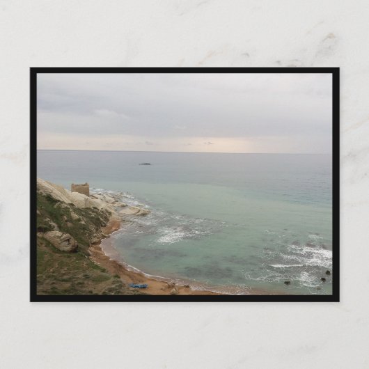 Punta Bianca, Sizilien (Italien) Postkarte (Vorderseite)