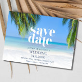 Punta Cana Beach Hochzeit in Urlaubsort Save The Date