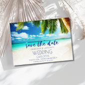 Punta Cana Beach Hochzeit in Urlaubsort Save The Date