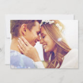 Punta Cana Beach Hochzeit in Urlaubsort Save The Date (Rückseite)