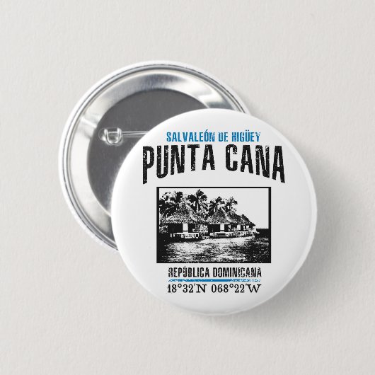 Punta Cana Button (Vorne & Hinten)