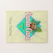 Punta Cana Caribbean Dominikanische Republik Retro Puzzle (Horizontal)