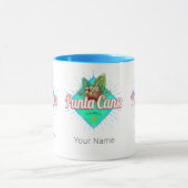 Punta Cana Caribbean Dominikanische Republik Retro Tasse (Zentrum)