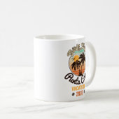 Punta Cana Dominican Palm Tree Retro Sunset 60er Kaffeetasse (VorderseiteRechts)