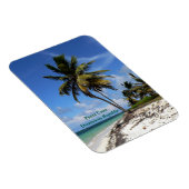 Punta Cana, Dominican Republic, coconut palm tree Magnet (Rechte Seite)