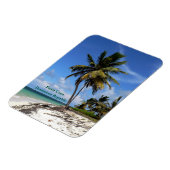Punta Cana, Dominican Republic, coconut palm tree Magnet (Linke Seite)