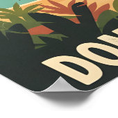 Punta Cana Dominican Republic Tropical Sunset  Poster (Ecke)