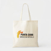 Punta Cana Dominican Retro Sunset Souvenir 60er Tragetasche (Vorne)