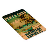 Punta Cana Dominican - Vintager Souvenir 80er Magnet (Rechte Seite)