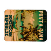 Punta Cana Dominican - Vintager Souvenir 80er Magnet (Horizontal)