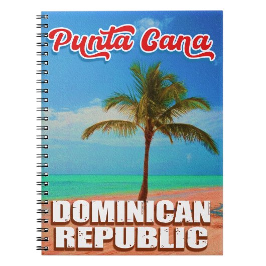 Punta Cana Dominican - Vintager Souvenir 80er Notizblock (Vorderseite)