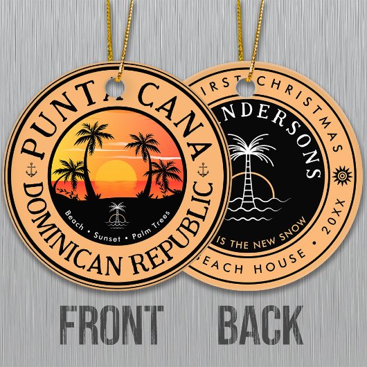 Punta Cana Dominikanische Reisen Familienurlaub Su Keramik Ornament