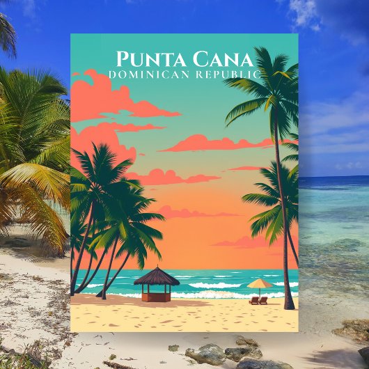 Punta Cana Dominikanische Republik Beach Reisen Ar Postkarte