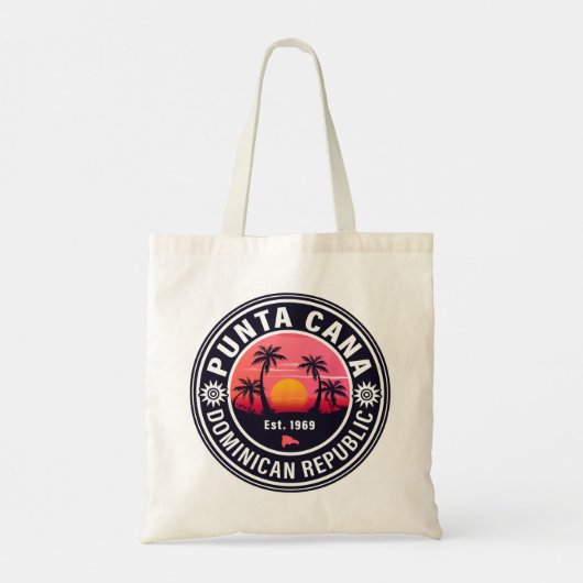 Punta Cana Dominikanische Republik Familie Souveni Tragetasche (Rückseite)