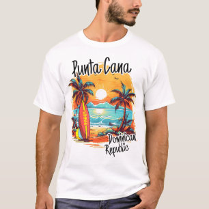Punta Cana Dominikanische Republik Ferien Beach Fa T-Shirt